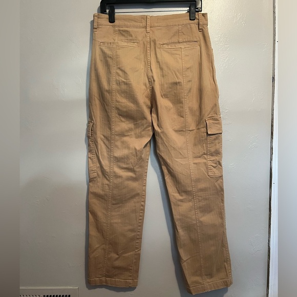 Madewell The Garment-Dyed '90s Straight Cargo Pant in Sand Dune Women's 29 - Picture 8 of 16